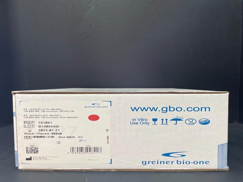 Greiner BioOne Microplate 384 Well Flat Bottom — Life Sciences Trading