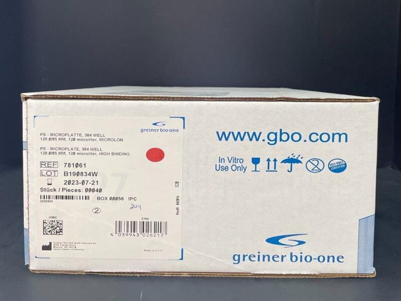 Greiner BioOne Microplate 384 Well Flat Bottom — Life Sciences Trading