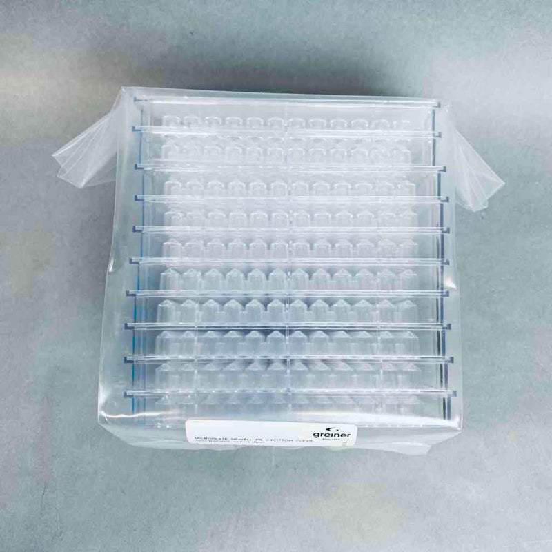 Greiner Bio-One Microplate 96 Well Polystyrene V-Bottom Case of 40 Plates Petri Dishes/Culture Plates Greiner Bio-One