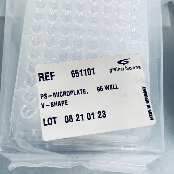 Greiner Bio-One Microplate 96 Well V Bottom Total of 10 Plates Lab Consumables::Storage and Culture Plates Greiner Bio-One