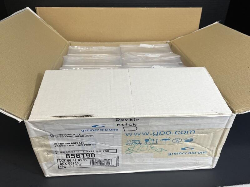 Greiner BioOne Microplate Lid Low Profile Sealed 180 Plate Lids