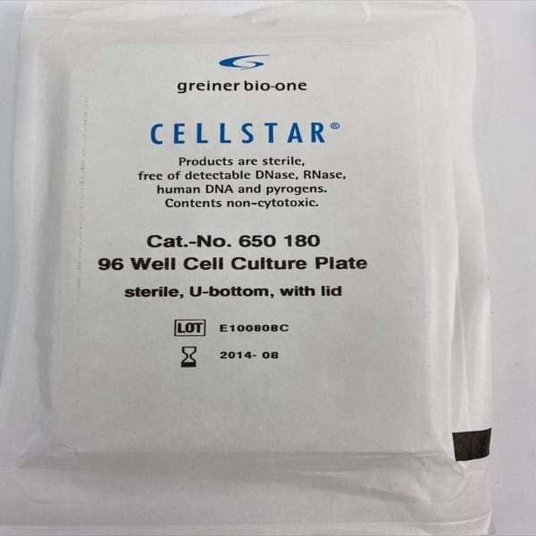 Greiner Bio-One Microplate with Lid 96 Well Sterile Total of 30 Plates Petri Dishes/Culture Plates Greiner Bio-One