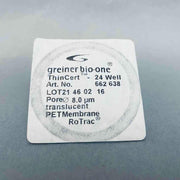 Greiner Bio-One Thincert Cell Culture Insert for 24 Well Microplate Case of 48 Inserts and 2 Plates Petri Dishes/Culture Plates Greiner Bio-One
