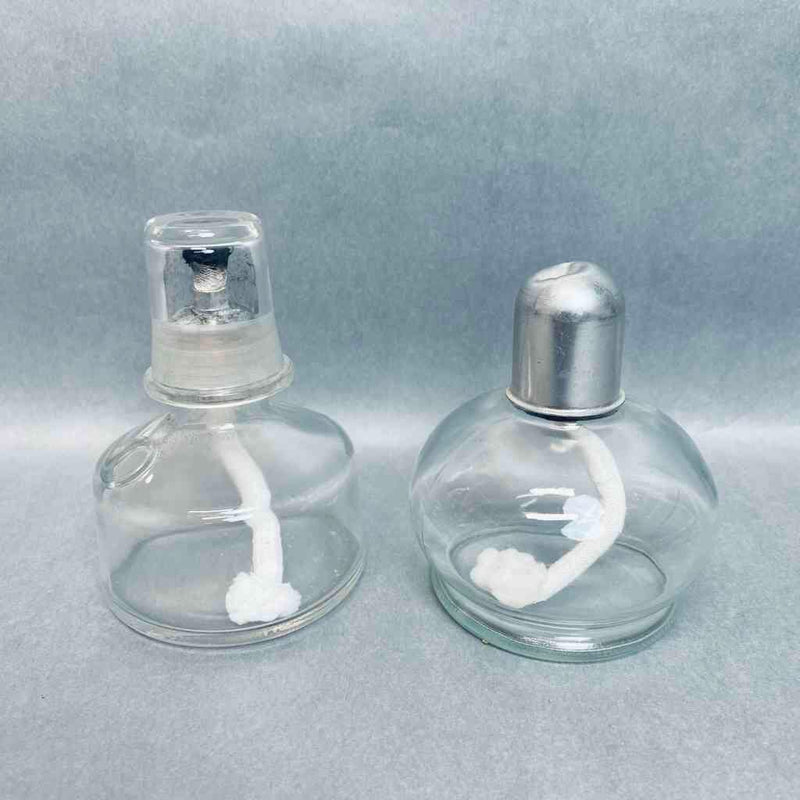 Hach Laboratory Alcohol Burner with Glass Cap and Ground Joint Lot of 2 Burners Glassware Hach