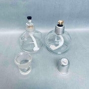 Hach Laboratory Alcohol Burner with Glass Cap and Ground Joint Lot of 2 Burners Glassware Hach