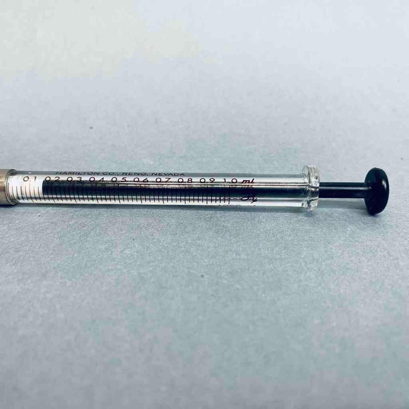 Hamilton Gastight Syringe 1 ml Cemented Luer Tip Lot of 3 Syringes Luer Life Sciences Trading