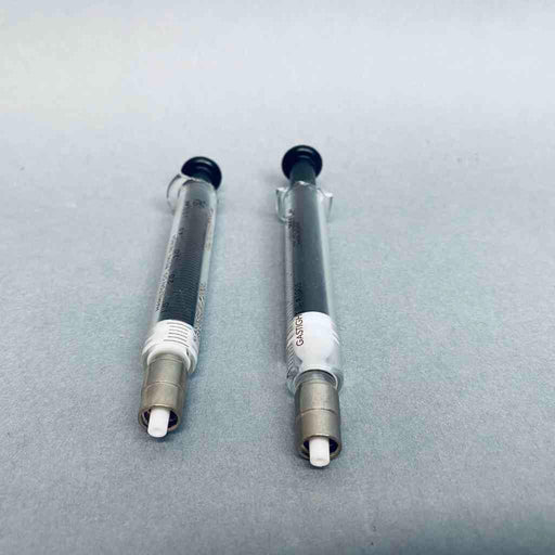 Hamilton Gastight Syringe 5 ml Cemented Luer Tip Lot of 2 Syringes Luer Life Sciences Trading