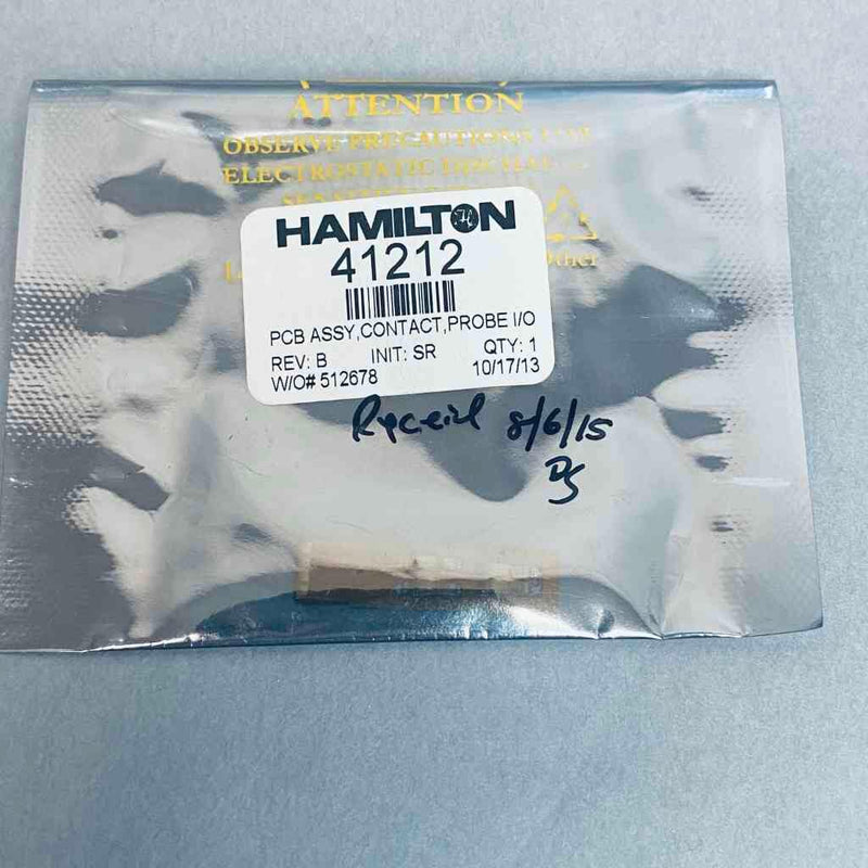 Hamilton Probe I/O Contact PCB Assy Rev. B Other Hamilton