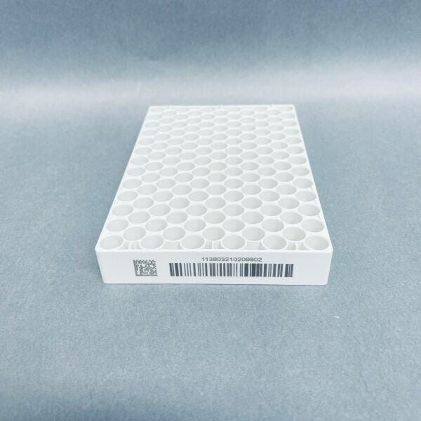 Hamilton Micronics Rack Cold Block Hamilton Rackware Tube Rack for 0.3 ml Tubes High Density Polystyrene ...