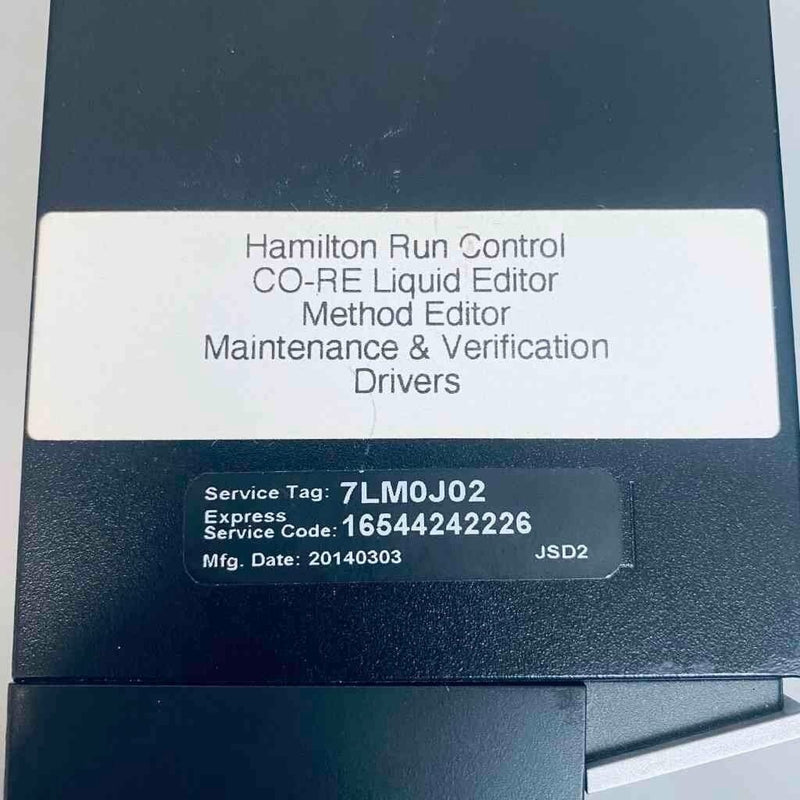 Hamilton Run Control Software VENUS Two Ver. 4.3 Computer and Equipment Software Hamilton