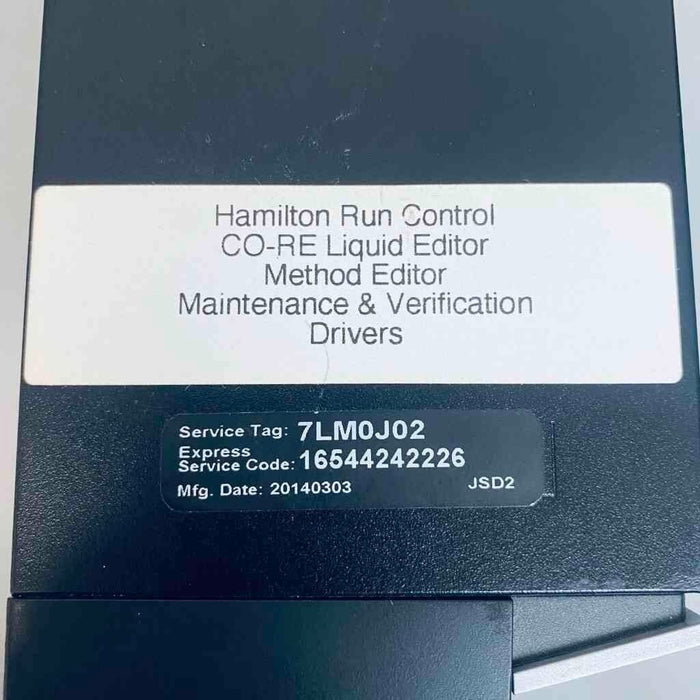 Hamilton Run Control Software VENUS Two Ver. 4.3 Computer and Equipment Software Hamilton