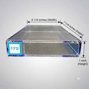 Heathrow Scientific Test Tube Storage Rack Acrylic Single Layer Set of 25 Racks Tube Racks Heathrow Scientific