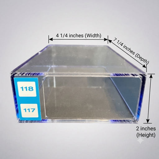 Heathrow Scientific Test Tube Storage Rack Acrylic Two Layers Set of 25 Racks Tube Racks Heathrow Scientific