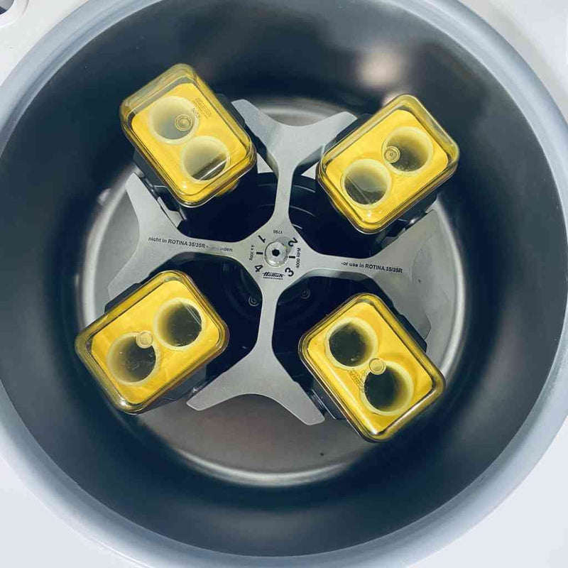 Hettich Rotina 380 Centrifuge with 1798 Rotor 5051 Bucket 50 ml Inserts Centrifuges Hettich