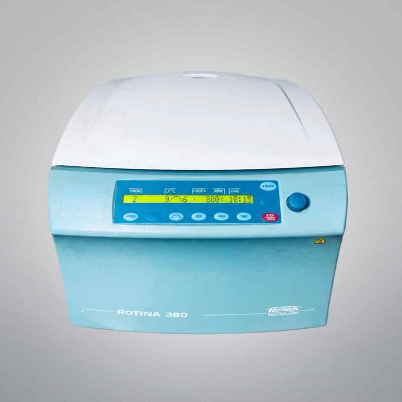 Hettich Rotina 380 Centrifuge with 1798 Rotor 5051 Bucket 50 ml Inserts Centrifuges Hettich