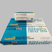 High Five Nitrile Gloves Small 3 Boxes of 50 Gloves Each Other High Five