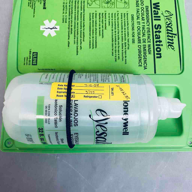 Honeywell Eyesaline Wall Mount Emergency Eye Wash Station Lot of 2 Wall Stations PPE Honeywell