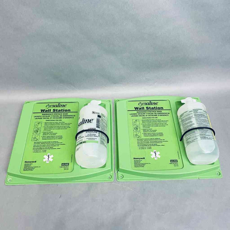 Honeywell Eyesaline Wall Mount Emergency Eye Wash Station Lot of 2 Wall Stations PPE Honeywell