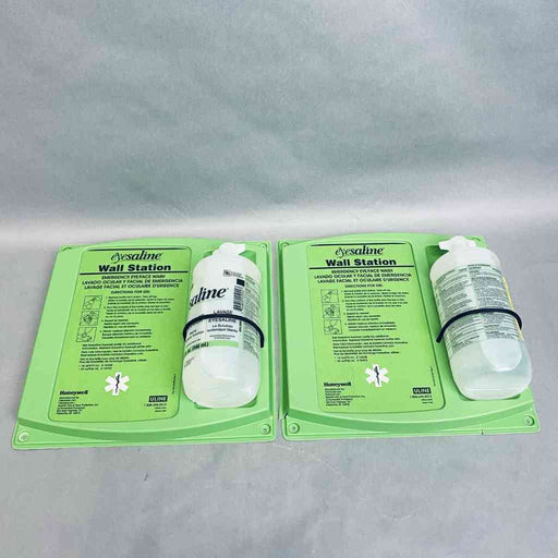 Honeywell Eyesaline Wall Mount Emergency Eye Wash Station Lot of 2 Wall Stations PPE Honeywell