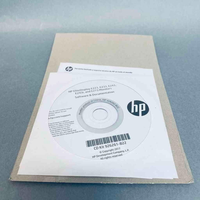 HP EliteDisplay Monitor Driver Software CD Kit for E223 E233 E243 E243i E273 Computer and Equipment Software HP