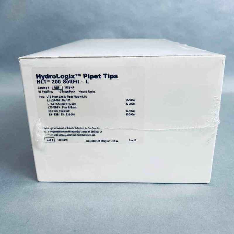 Hydrologix HLT 200 Pipette Tips SoftFit-L 200 ul Pack of 10 Racks Pipettes & Pipette Tips Hydrologix