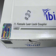 ibidi 10823 Female Luer Lock Coupler PP Sterile 50 Couplers LC/MS/GC ibidi