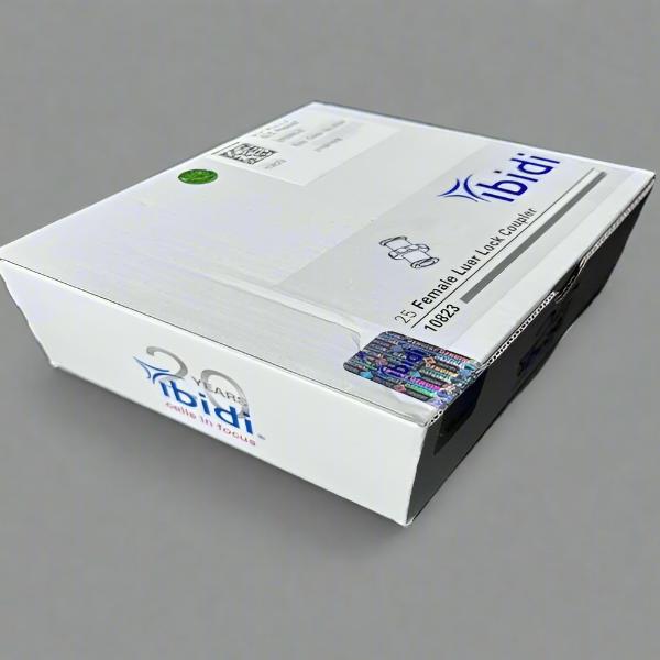 ibidi 10823 Female Luer Lock Coupler PP Sterile 50 Couplers LC/MS/GC ibidi