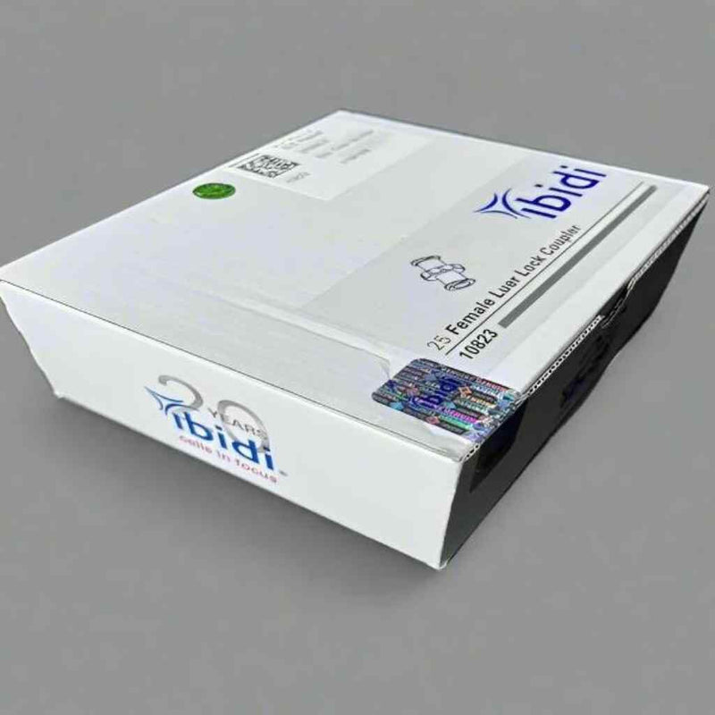 ibidi 10823 Female Luer Lock Coupler Sterile 50 Couplers Luer ibidi