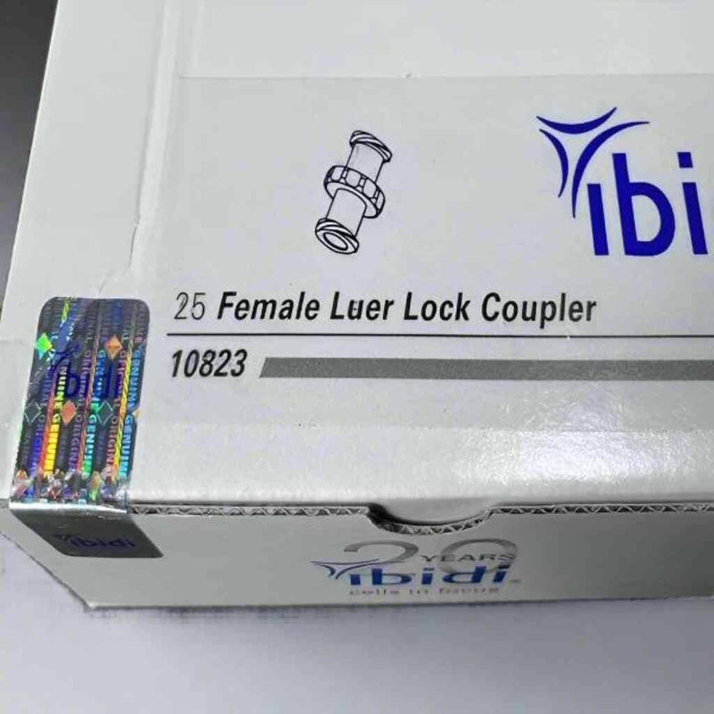 ibidi 10823 Female Luer Lock Coupler Sterile 50 Couplers Luer ibidi