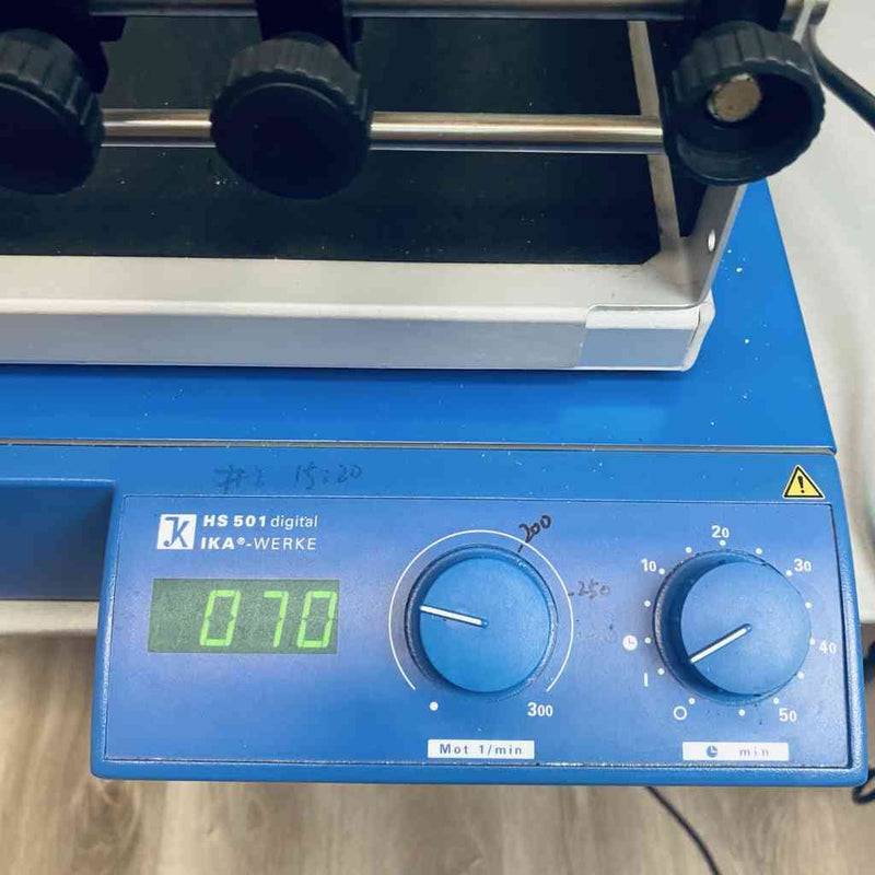 IKA HS 501 D S1 Digital Shaker with AS 501.1 Universal Clamping Roller Attachment Orbital, Platform & Vortex Shakers Life Sciences Trading
