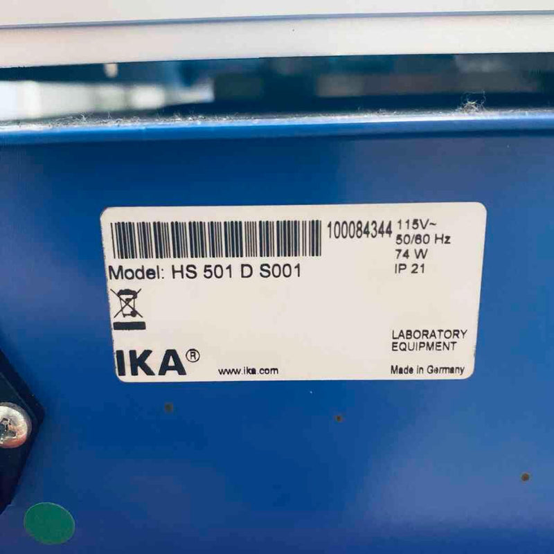IKA HS 501 D S1 Digital Shaker with AS 501.1 Universal Clamping Roller Attachment Orbital, Platform & Vortex Shakers Life Sciences Trading