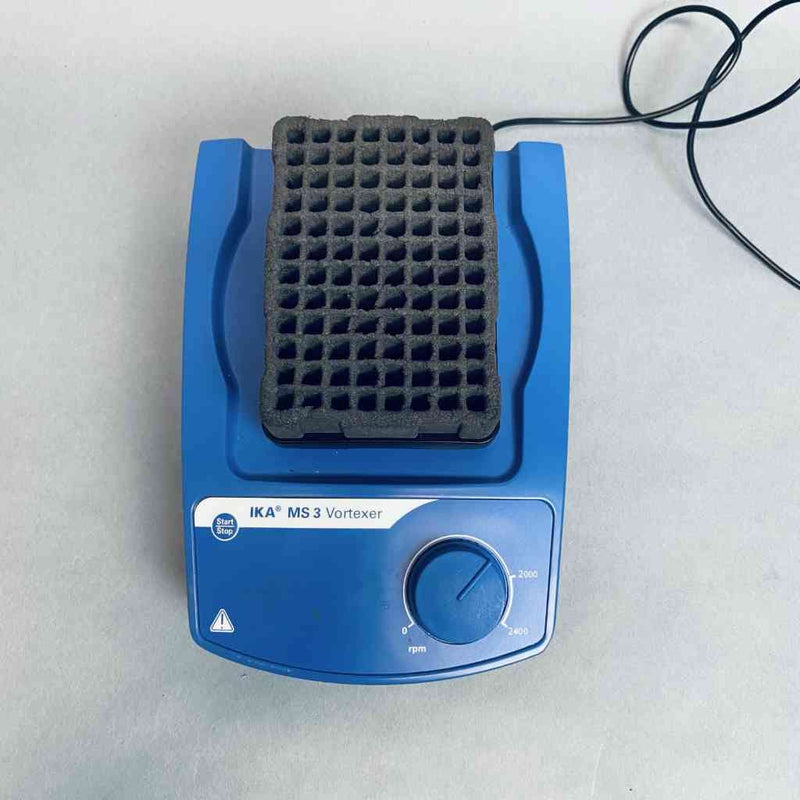 IKA MS3 Vortexer With 96 Well Microplate Mixer Attachment - MS 3 B Agilent Orbital, Platform & Vortex Shakers IKA