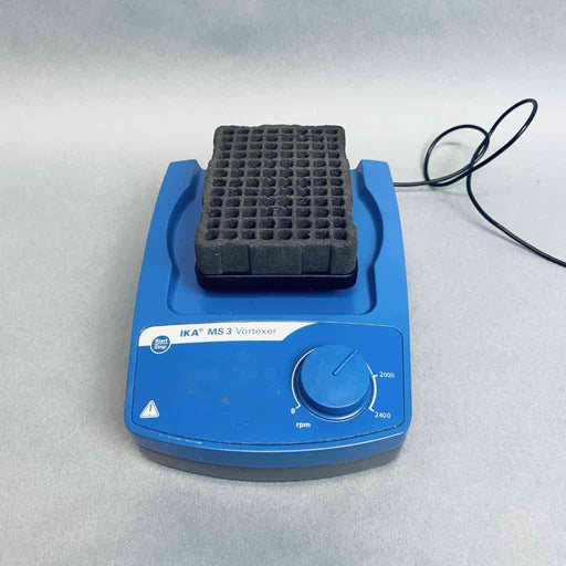IKA MS3 Vortexer With 96 Well Microplate Mixer Attachment - MS 3 B Agilent Orbital, Platform & Vortex Shakers IKA