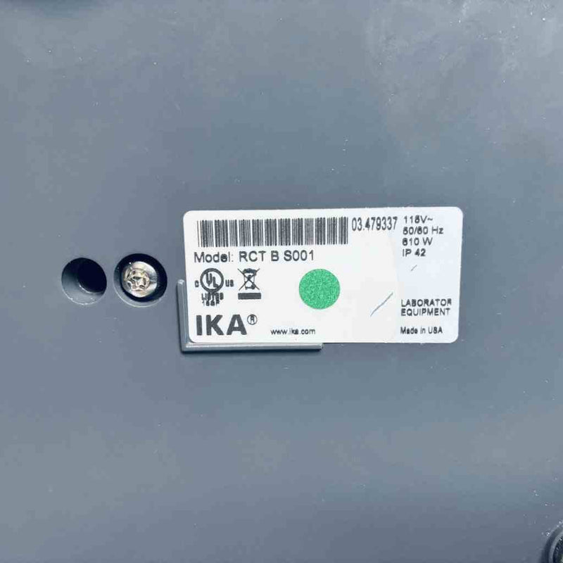 IKA RCT Basic S1 Heater Stirrer with ETS D4 Fuzzy Temperature Controller Lab Equipment::Hotplates, Stirrers & Mantles IKA