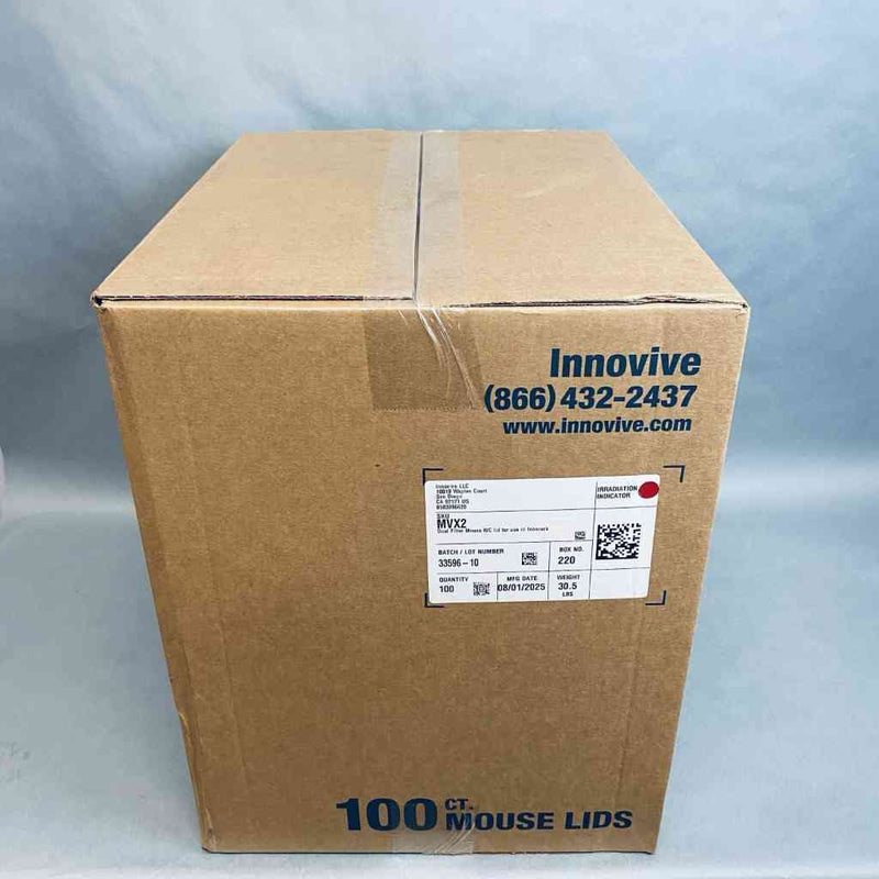Innovive Dual Filter IVC Lid for Innorack Mouse Cage Case of 100 Lids Animal Science Innovive