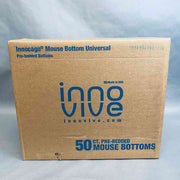 Innovive Mouse Cage Bottom prefilled with 1/8 in. Corn Cob Bedding Case of 50 Bottoms Animal Science Innovive