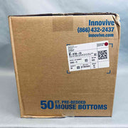 Innovive Mouse Cage Bottom prefilled with 1/8 in. Corn Cob Bedding Case of 50 Bottoms Animal Science Innovive