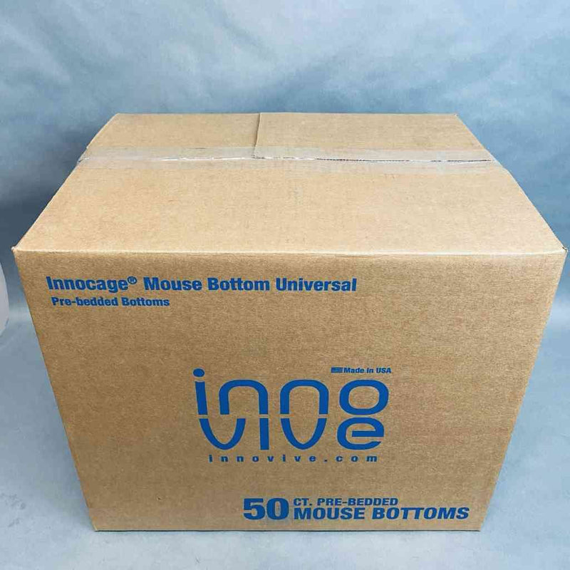 Innovive Mouse Cage Bottom prefilled with Alpha-Dri+ Bedding Case of 50 Bottoms Animal Science Innovive
