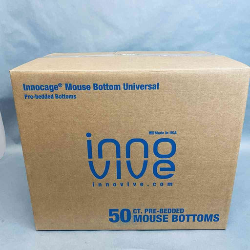Innovive Mouse Cage Bottom prefilled with Alpha-Dri+ Bedding Case of 50 Bottoms Animal Science Innovive