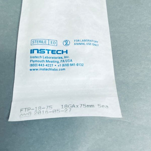 Instech Plastic Feeding Tube 18 ga 75 mm Total of 125 Tubes Lab Consumables::Tubes, Vials, and Flasks Instech Laboratories