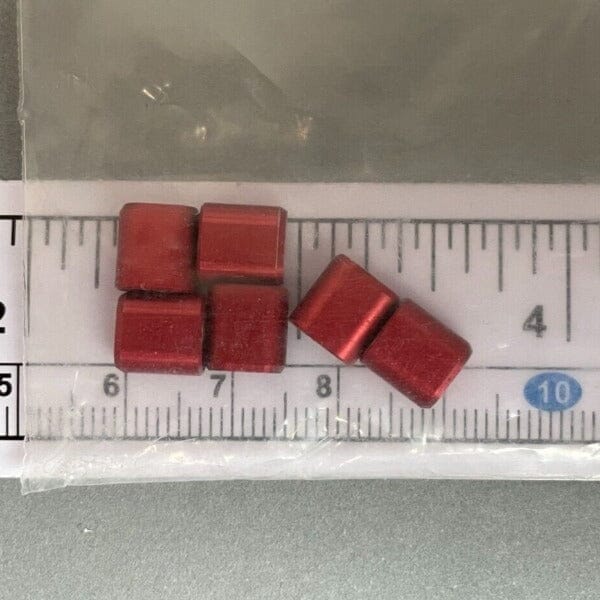 Instech Protective Cap for Magnetic Single Channel Red Aluminum Pack of 6 Caps Other Instech Laboratories
