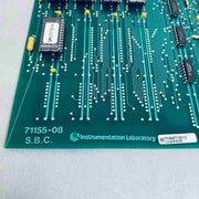 Instrumentation Laboratory PCB 71155-08 S.B.C Board LC/MS/GC Instrumentation Laboratory