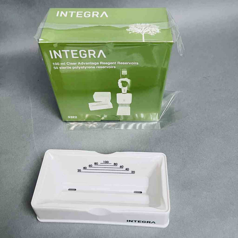 Integra 100 ml Reagent Reservoir Clear Advantage Polystyrene 200 Basins Reagent Reservoirs Integra