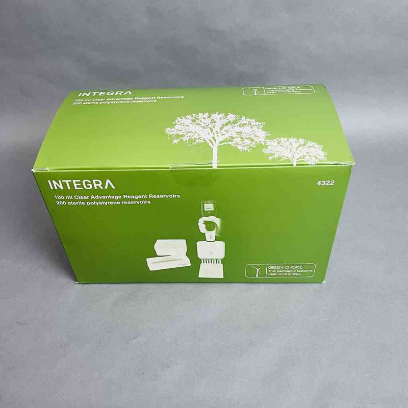 Integra 100 ml Reagent Reservoir Clear Advantage Polystyrene 200 Basins Reagent Reservoirs Integra