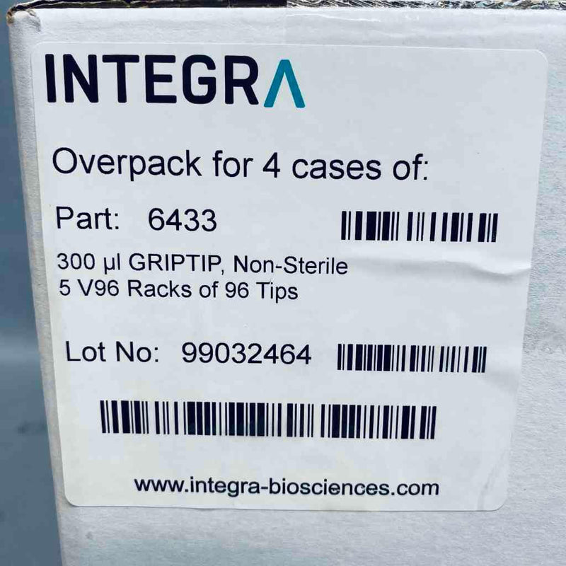 Integra 6433 Pipette Tips 300 ul Viaflo Filtered 20 Racks with 96 Tips Each Pipettes & Pipette Tips INTEGRA