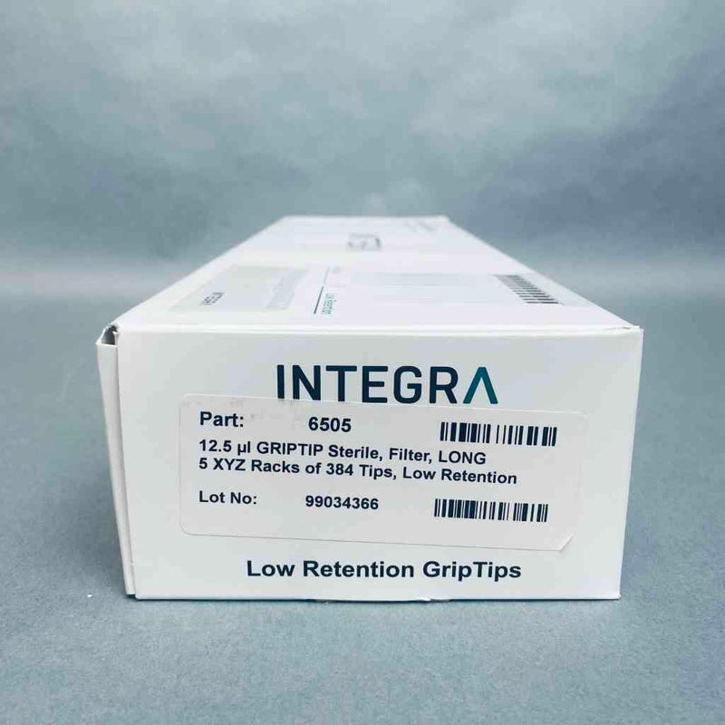 Integra 6505 Pipette Tip 12.5 ul GripTip Sterile Low Retention 5 Racks with 384 Tips Each - Total of 1920 Tips Pipettes & Pipette Tips INTEGRA