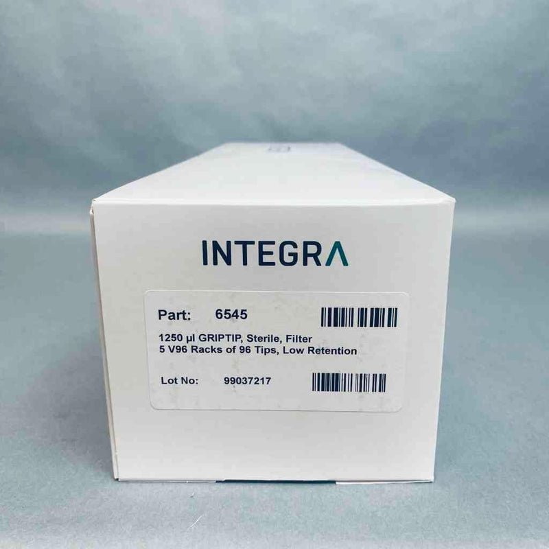 Integra 6545 Pipette Tip 1250 ul GripTip Sterile Low Retention 5 Racks with 96 Tips Each Pipettes & Pipette Tips INTEGRA