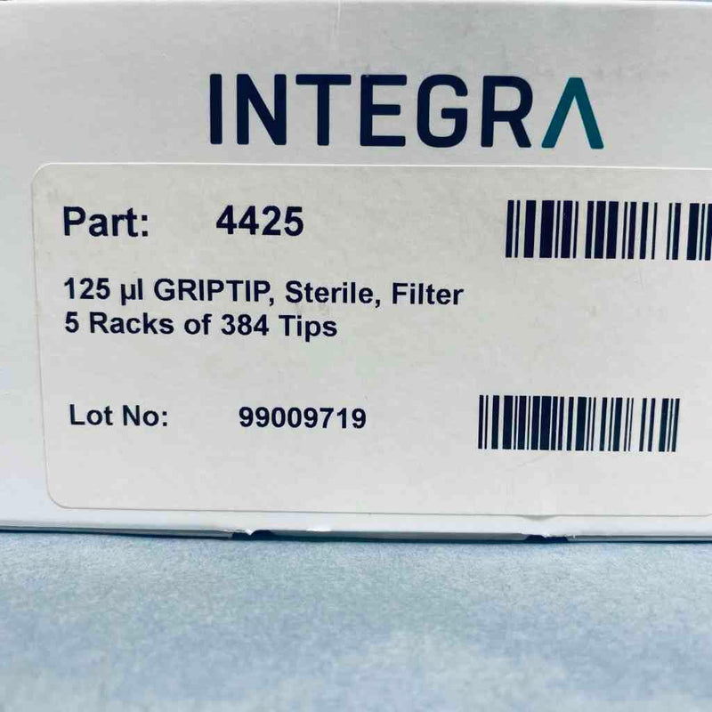 Integra Biosciences Pipette Tip 125 ul Sterile Filtered 4 Racks with 384 Tips Each - Total of 1536 Tips Pipets & Pipette Tips Integra