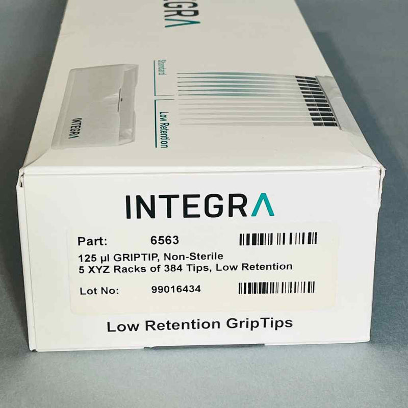 Integra Biosciences Pipette Tip 125 ul Viaflo Low Retention 5 Racks of 384 Tips Each