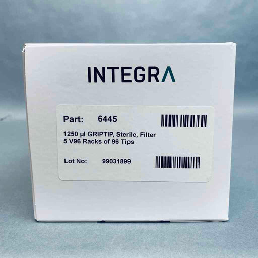 Integra Biosciences Pipette Tip 1250 ul Griptip VIAFLO Sterile Filter 5 Racks Pipets & Pipette Tips Integra